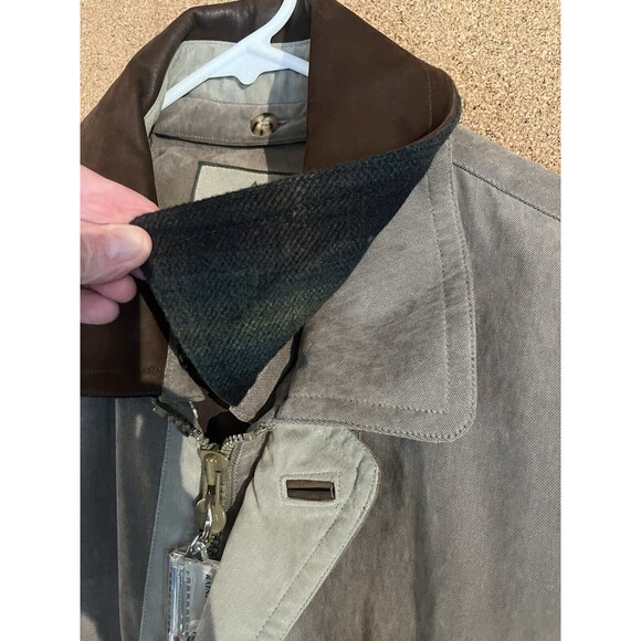 Rainforest Mens Brown Zip Up Removable Liner Down Winter Jacket Nordstrom Size L - Picture 7 of 16